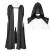 Floor Length Halloween Cosplays Costume Cape Wizard Witch Mantle Outfit Fancy Dress Up Gown Party Dress Cloak for Adults