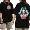 Demon Slayer Kamado Nezuko Anime Manga T-Shirt Tee Costumes Cotton Cotton