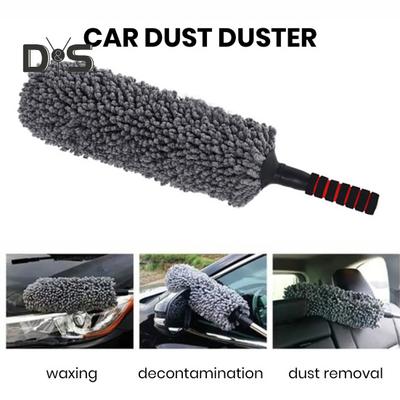Car Dash Duster Brush Super Soft Microfiber Ultimate Exterior Care Safe Car Duster for A Spotless Car