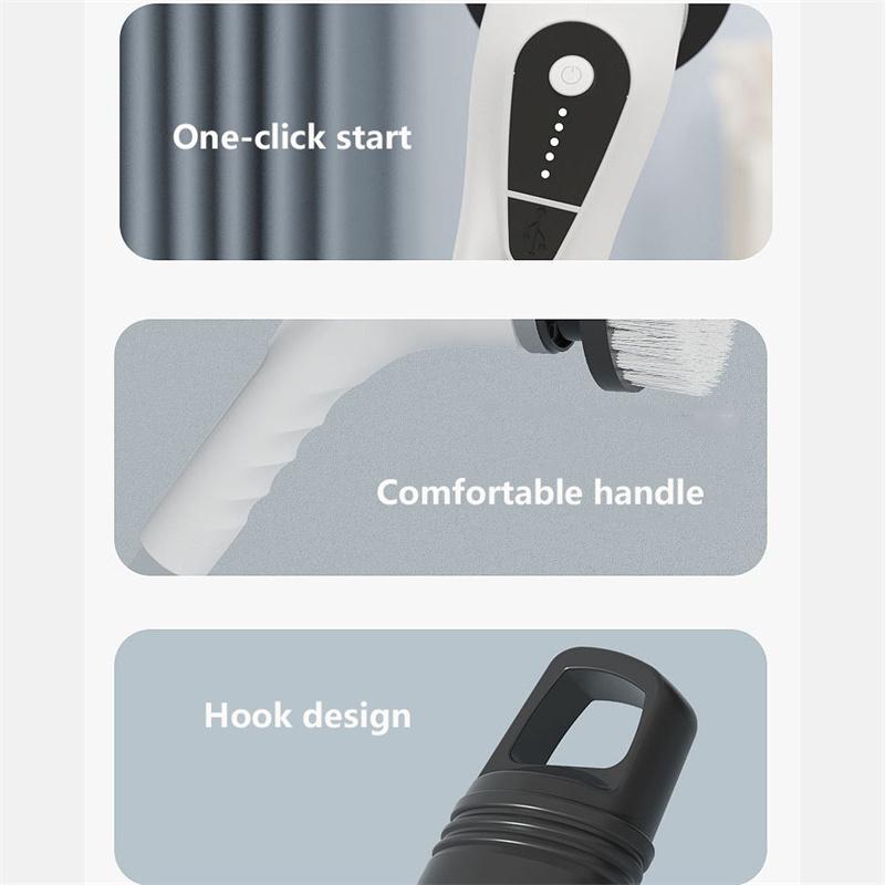 9 IN 1 Multi-functional Electric Cleaning Brush for Use In Kitchens/bathrooms/cars Handheld Powerful Cleaning Wonder Adjustable Length Cleaning Brush