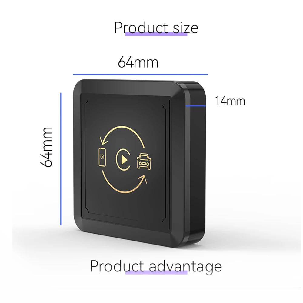 2in1 CarPlay & Android Auto Wireless Adapter Plug and Play Car Ai Box Car Wired To Wireless Dongle for VW Hyundai Toyota Honda