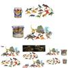 Dinosaur Model Toy Set Jurassic Plastic Tyrannosaurus Rex 17 Pieces Included!