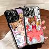 CardCaptor Sakura Anime Soft Phone Case For iPhone 15 16 17 Air 14 Pro Max 16E Plus 13 12 Mini Plating Anti-Fall Fundas