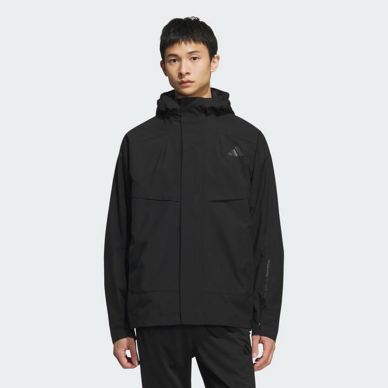 Adidas Men s TH Warm Hooded Athletic Jacket A/M