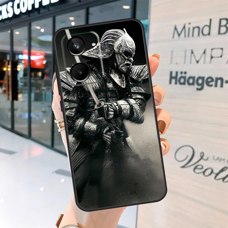 Japanese Samurai Case For Realme GT7 Pro GT6 11 12 13 14 15 Pro Plus C55 C53 C35 C33 C61 C65 C67 C53 C71 C75