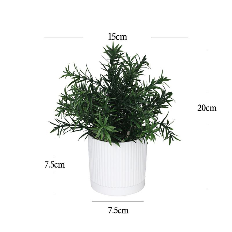 Simulated Bonsai Green Plants Succulent Plant Potted Artificial Flower Ornament Office Desktop Decoration Home Room Decoration
