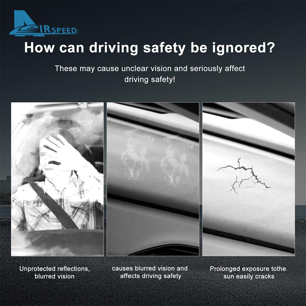 Top Flannel Dashboard Cover Pad for Tesla Model 3 Highland 2025-up Sunshade Protector Anti-UV Dash Mat Non-slip Car Accessories