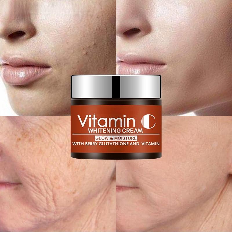 Beautycome Cream Whit C Face Cream Vitamin C Cream Vitamin C Whitening Cream Facial Cream To Remove Freckles, Remove Dark Spots, Brighten Skin.