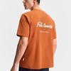 FILA Tennis Series Casual Classic Letter Print Short Sleeve Regular T-Shirt Women Tops Pineapple-Brown A11M523119F-OR