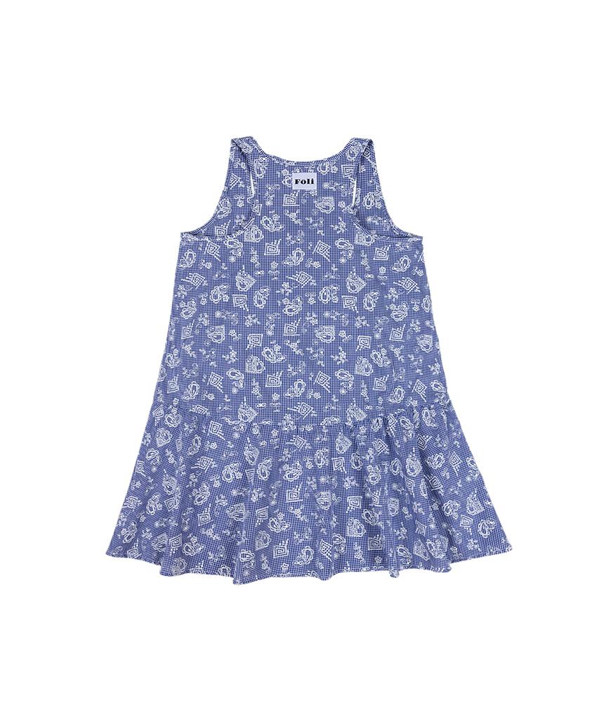 Polli (Women'S) Romantic Gingham Home Slip Dress Blue