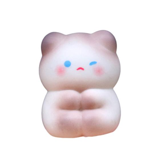 Mini Figurine de Chat en Résine Micro Statue de Chat Cartoon Animaux Minuscules Artisanat pour Paysage de Mousse DIY Maison de Poupées Décor de Jardin Gâteau d'Anniversaire