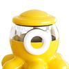 Soap Dispensing Palm Brush Plastic Cute Octopus Shape Push Type Liquid Filling Cleaning Brush for Dish Pot Pan Sink