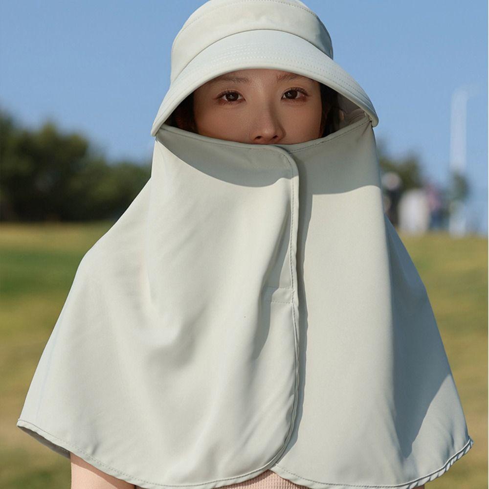 Wide Brim Mountaineering Hat UV Anti Women Sun Hat Casual Shawl Fisherman Hat  Summer
