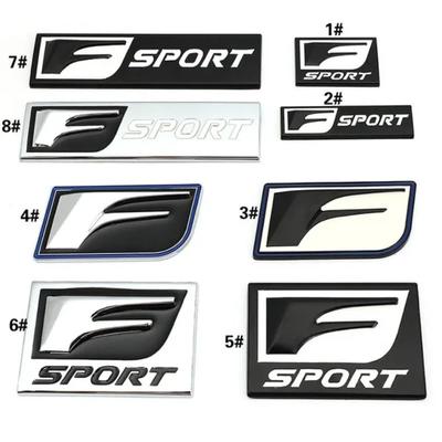3D Metal F Sport Badge Emblém Samolepky na auto pro L/exus IS200T IS250 IS300 RX300 CT NX RX GS RX330 RX350 CT200 GX470 IX350