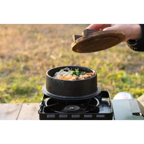 Ikenaga Iron Works Kamameshi Rice Cooker, 1-cup Rice Cooker, Single-Serving, Made In Japan, 41273