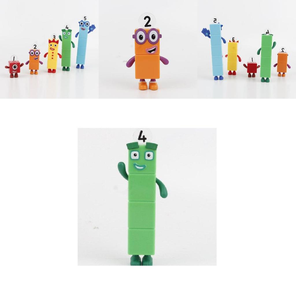 Numberblocks Bunte Bausteine Niedliche Verwandlungsfiguren für Kinder Spielzeit