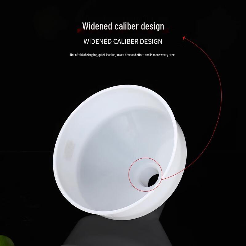 Thickened White Plastic Funnel