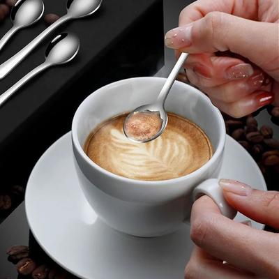5pcs Ice Cream Coffee Tea Spoons Rust Prevention Salt Spoon Creative Mini Spoon  Kitchen