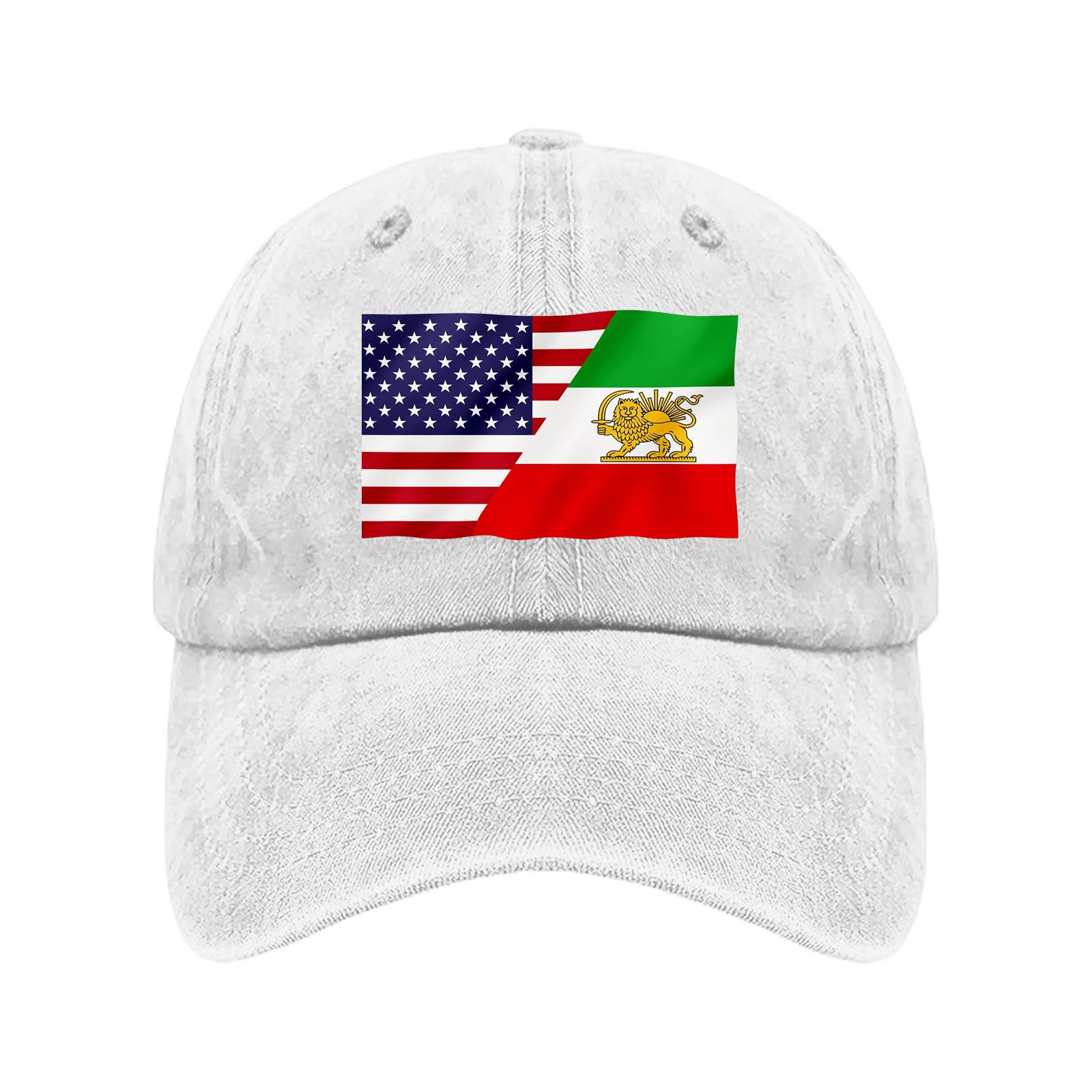 

Fashion Print Baseball Cap, Fabric, Unique Design, Cross-border DirectShipping, In-stock & Ready To Ship ONE SIZE білий