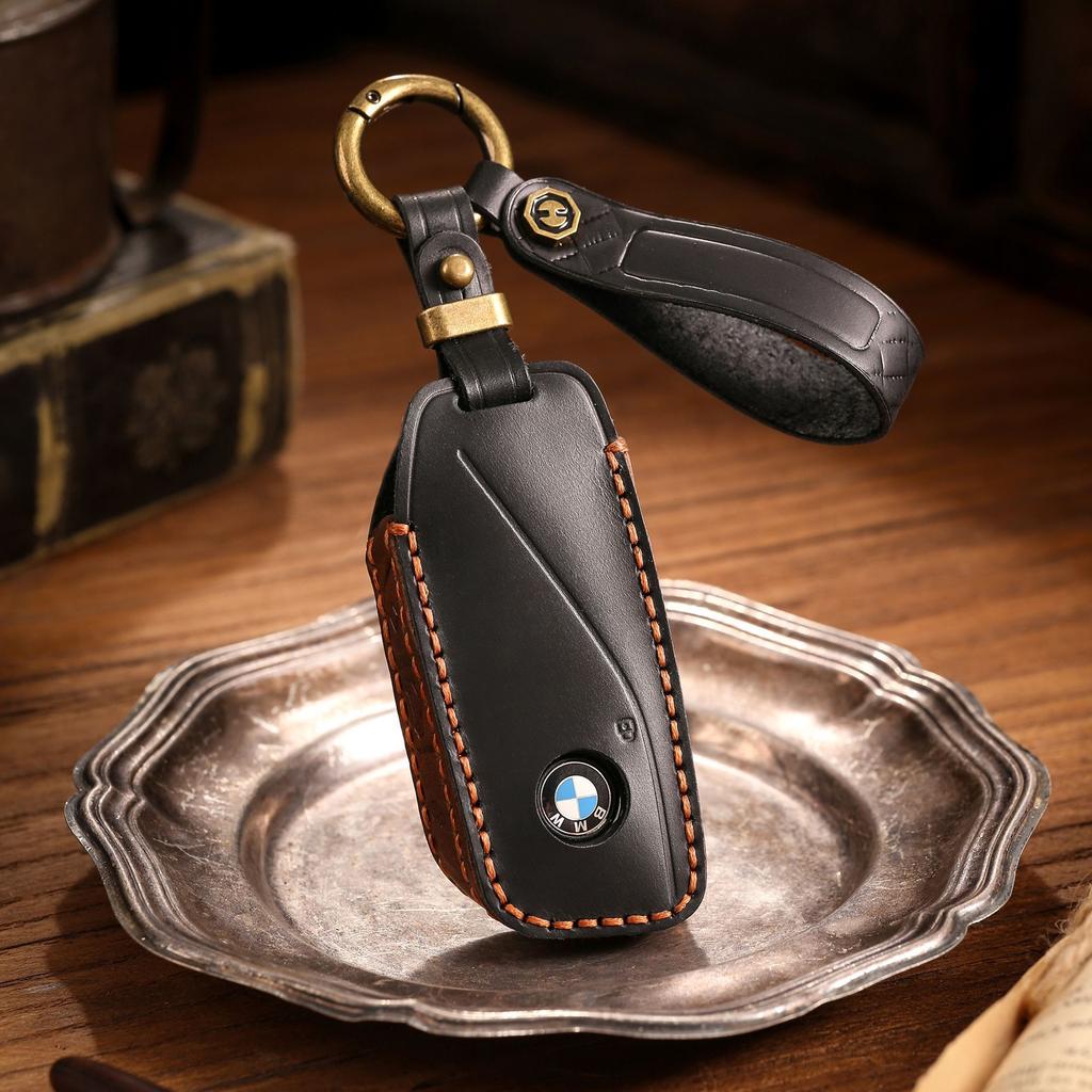 Special 2025 nou husă cheie BMW x1 seria 5 seria 3 seria 7 i7 carcasă cheie auto modificată cataramă piele naturală bărbătesc