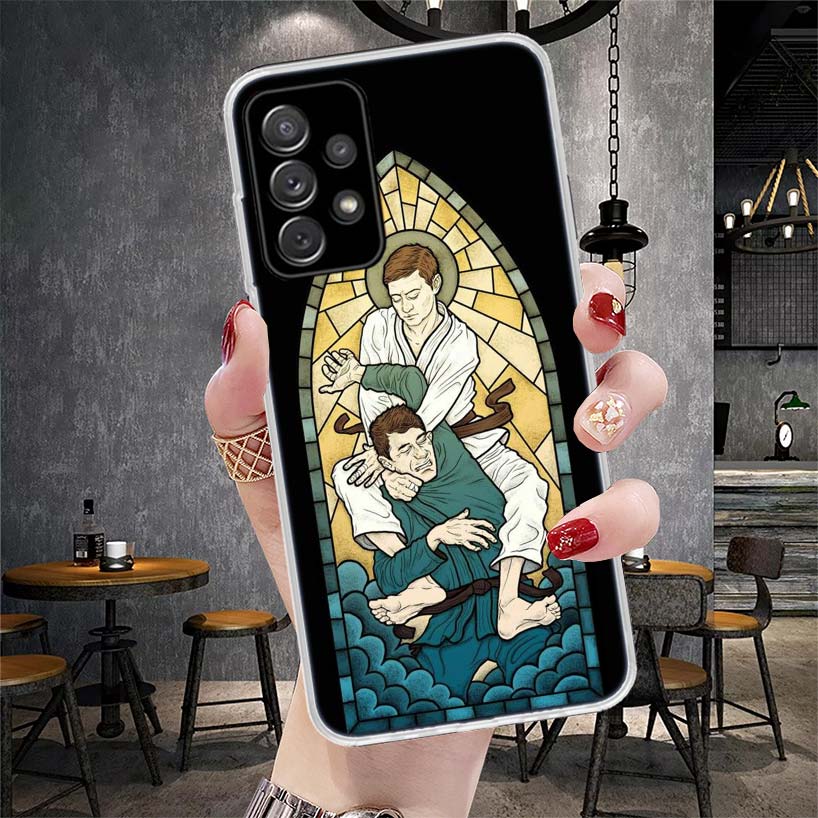 Judo Jiu Jitsu BJJ Brasilianische Weiche Handyhülle Für Samsung Galaxy A13 A14 A15 A16 A17 A53 A54 A55 A56 A57 A33 A34 A35 A36 A37 A23