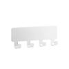 Self Adhesive Key Holder 4 Hooks Storage Hooks NEW Wall Mounted Rack  Home Organization