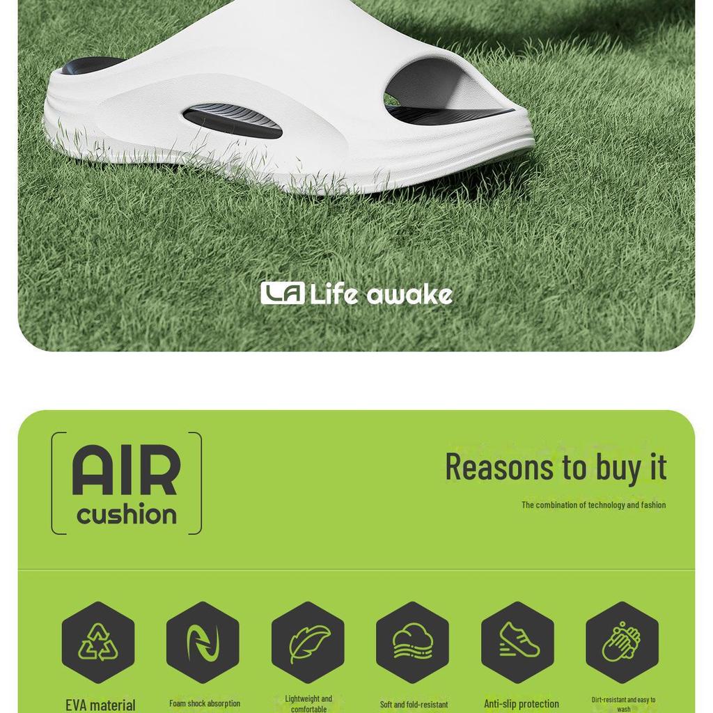 Men's Summer 2025 Outdoor EVA Non-Slip Sandals - Casual Thick-Bottom Sports Slippers