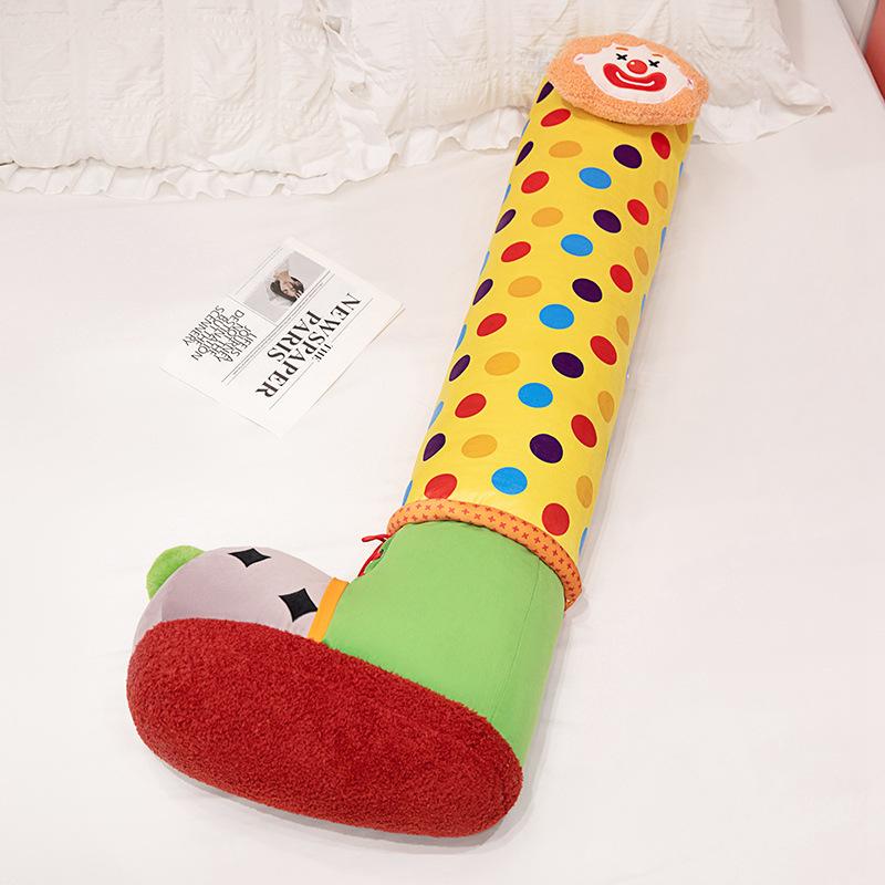 Creative Funny Long Pillow Clown Shoes Plush Toy Doll Doll Doll Doll Cushion On Bed Girl