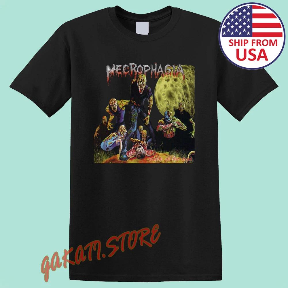 Necrophagia Men s Black Size S-5XL XL