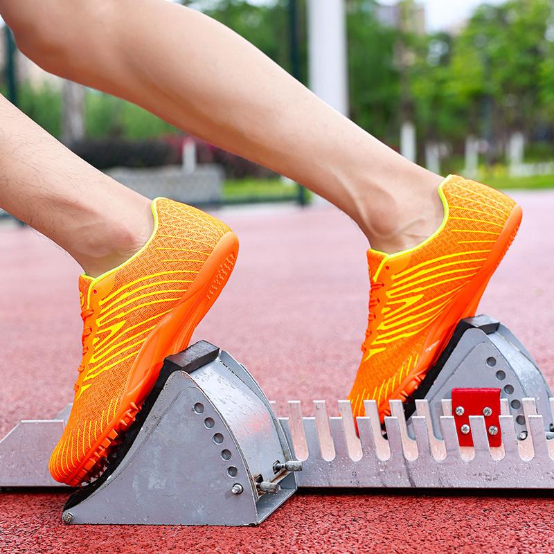 New Arrivals Men's Nails Sneakers Athletics Men Training Track  Track Field Shoes Professional High Jump With Metal Nails Shoes