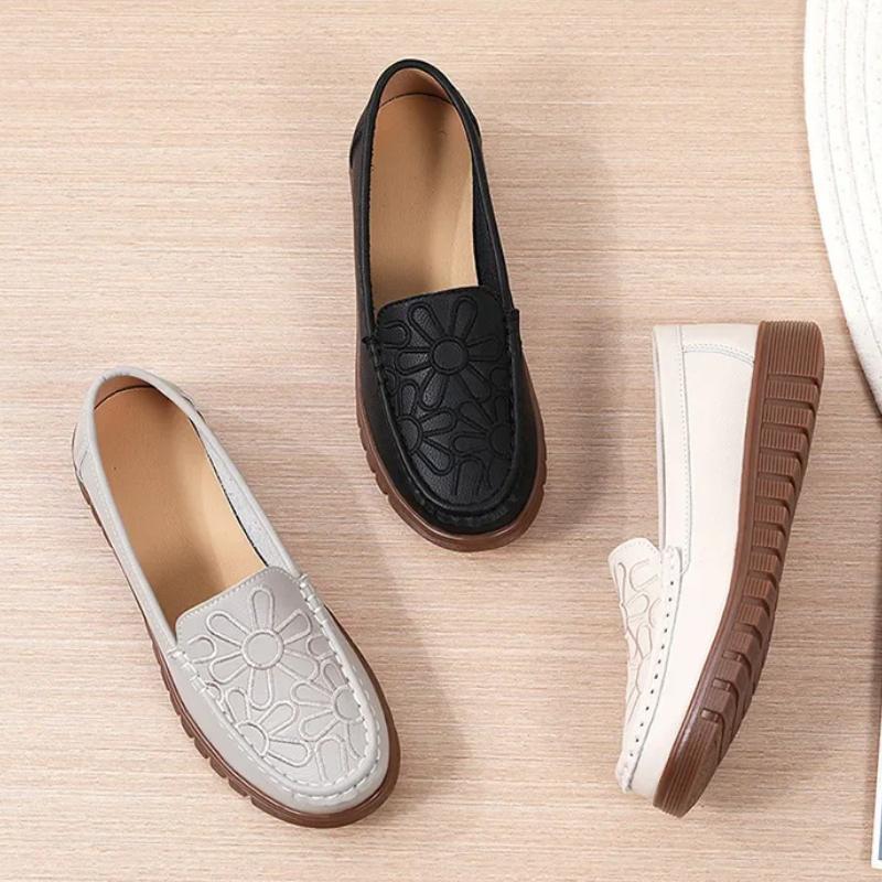 Women's Shoes Slip-on Loafers Ladies Casual Shoes Platform Wedge Moccasins Sneakers Comfortable Flat Shoes