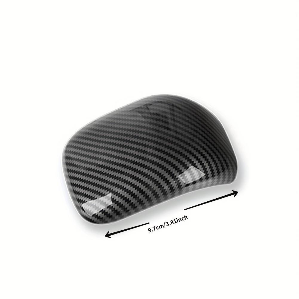 Durable Knob Protector for Mercedes-Benz 19-24 Carbon Fiber Gear Shift Knob Cover Trim Car Accessories Gear Shift Cover