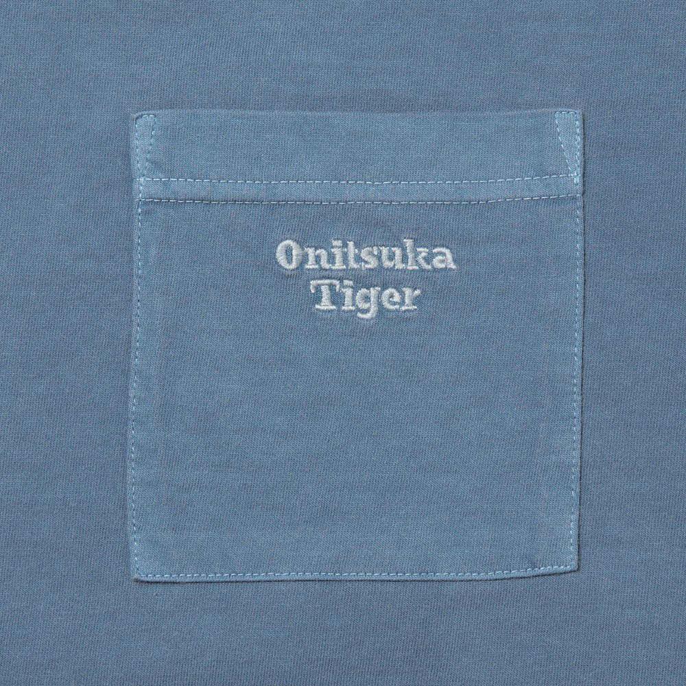 ONITSUKA TIGER SS25 Fashion Round Neck Pullover Short Sleeve T-Shirt Unisex T-Shirt Light-Blue 2183B439-400