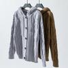 Maglione a maniche lunghe allentato vintage autunno inverno tinta unita cardigan in maglia con scollo a V