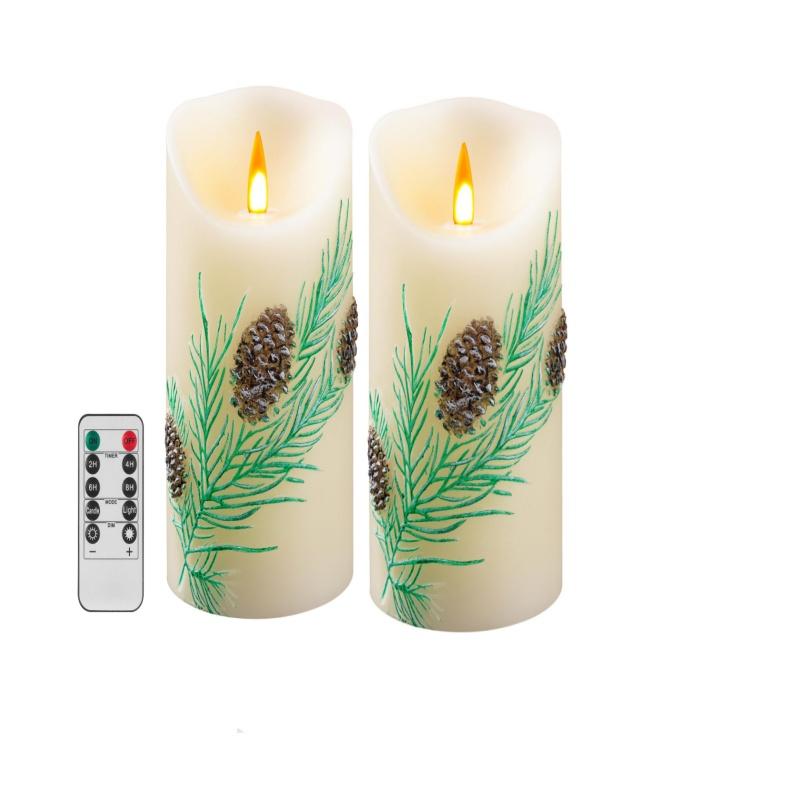 Embossed LED electronic candles, paraffin candles, flickering flames, wedding romantic confession, birthday romantic electronic