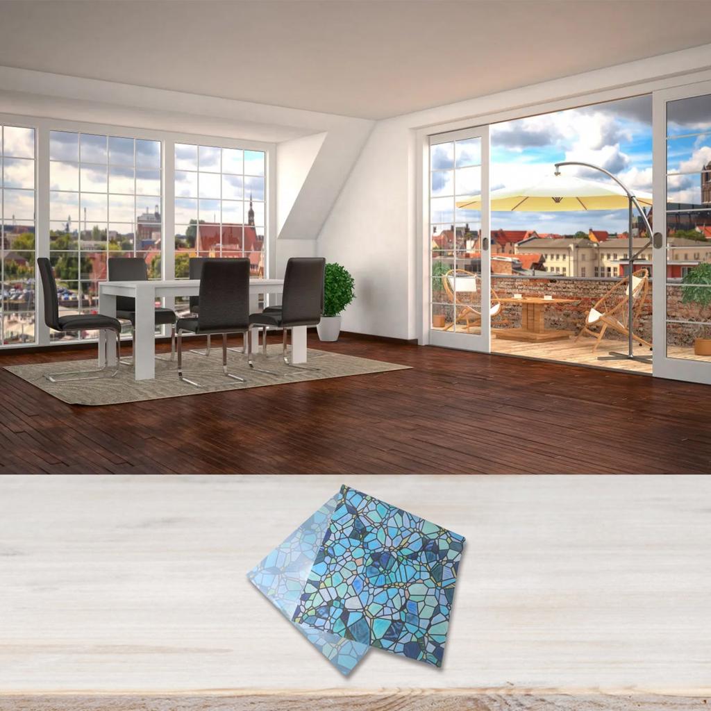 1 Rolle Glasaufkleber Antistatische Fensterfolie Kapelle