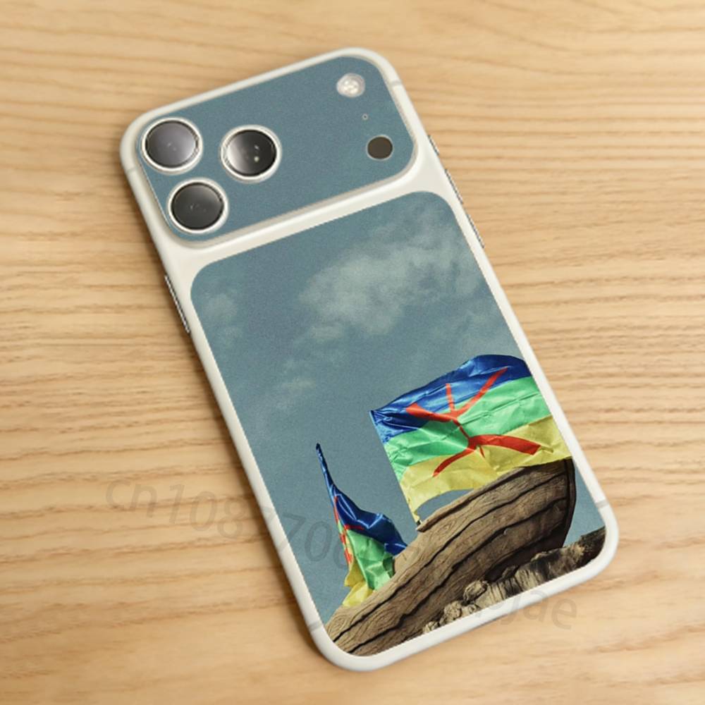 

Amazigh Berber Flag For iPhone 17 Pro /Pro Max Battry Back Cover with Camera Decal Skin Rear Protective Sticker Film iPhone17promax