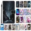 Custodia a libro con motivo floreale per Samsung Galaxy S25 Ultra S24 FE S23 Plus S25Plus 5G Portafoglio Custodie in pelle per telefono Copertina a libro con supporto Borsa