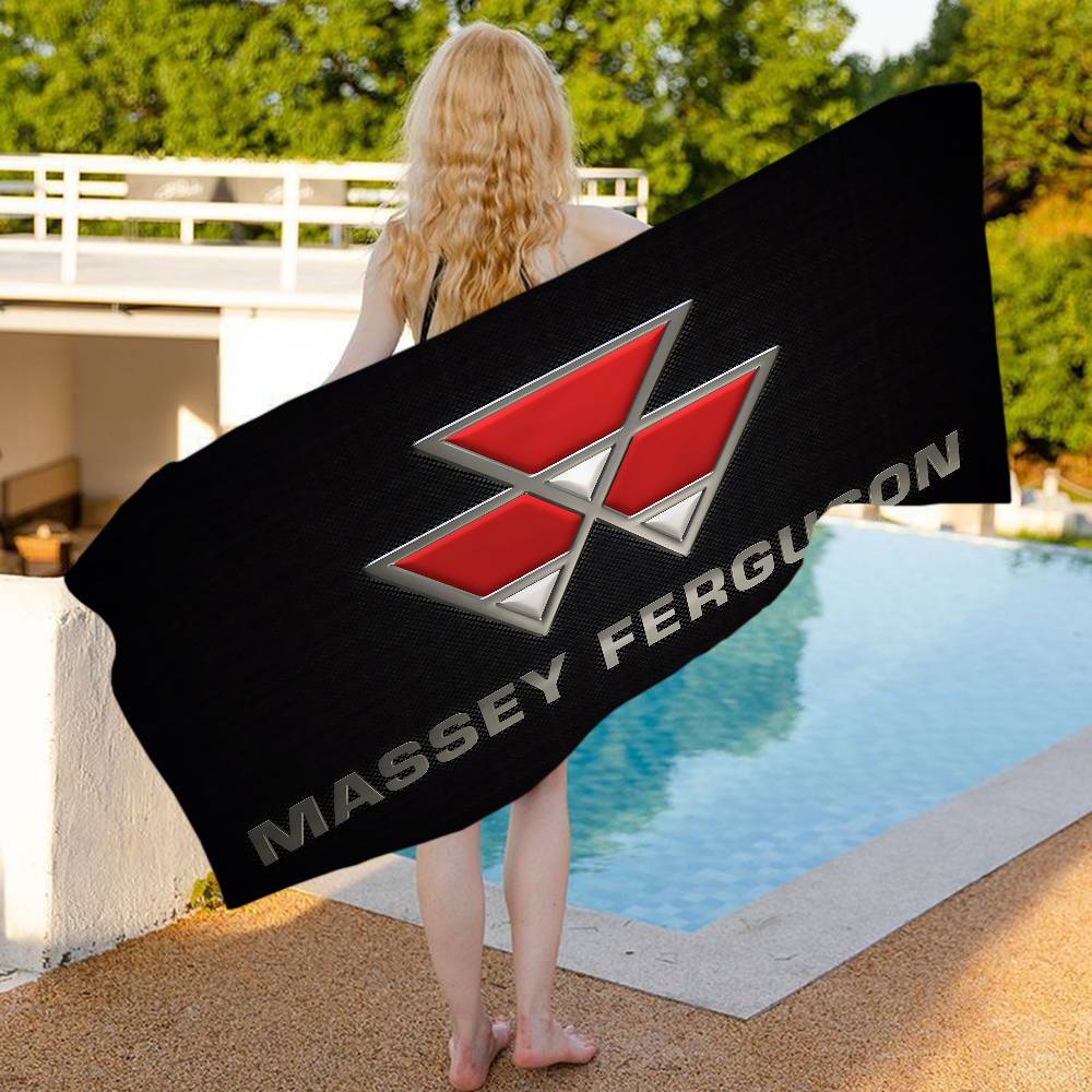 Masseys F-Fergusons Tractor Beach Towel Colorful Bath Towels Microfiber Quick Dry Sand Free Beach Yoga Spa Gym Pool