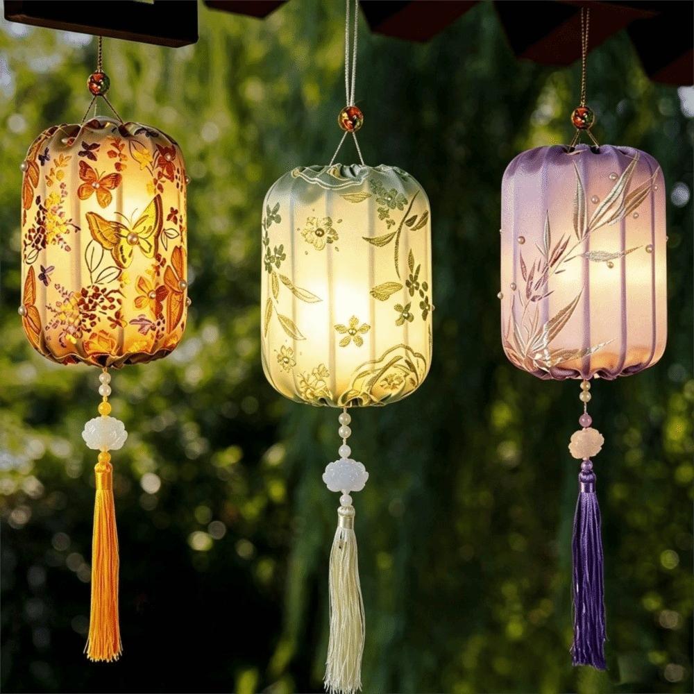Tassel Pendant Mid Autumn Light Lantern Handheld Festival Lantern Traditional Festival Decor