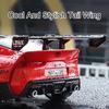 1:22 Scale Supra Model Car Toy Alloy Diecast Sound Light Pull Back Simulation Vehicle Toys Models Kids Collectible Item