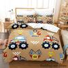 Colour Cartoon Monster Trucks DS Bedding Set Single Twin Full Queen King Size Bed Set Adult Kid Bedroom Duvetcover Sets Anime