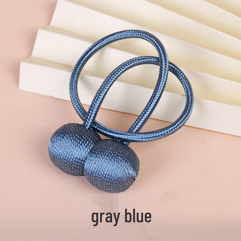 Magnetic Headphone Style Curtain Tiebacks - No-Punch Modern Minimalist Design