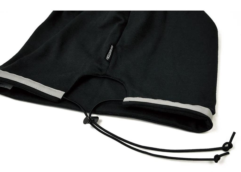 Big Watch Stretch Knit Cap with Reflective Sizes L and XL VN-01 Men's Detail, Black,