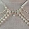 Graceful Flowing Resin Pearls Shoulder Drape Chain Elegant Evening Wear Jewelry Unique Body Accessories