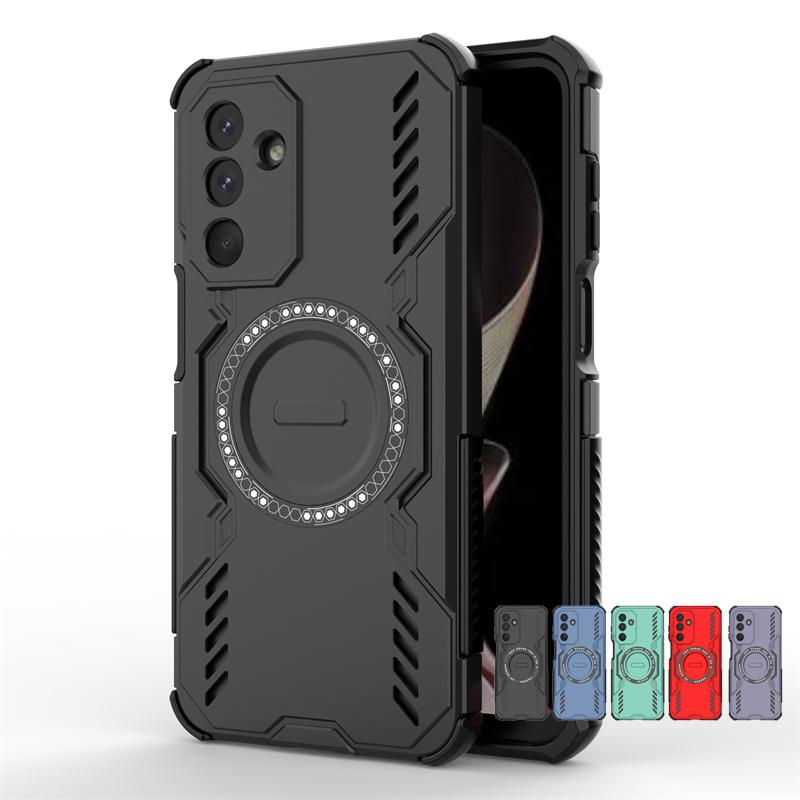 For Samsung Galaxy M36 Case Samsung Galaxy M36 5G Anti-knock Magnetic Adsorption Wireless Charge Back Cover For Samsung M36 Case