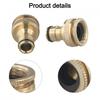 Brand New Backyard Garden Water Pipe Connector Gold