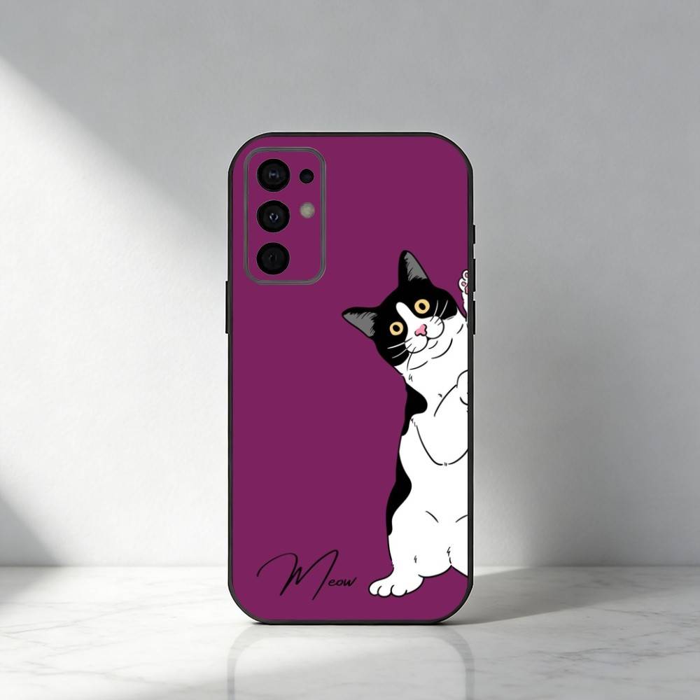 

Silly and cute Phone Case For Samsung S25,S24,S21,S22,S23,S30,Ultra,S20,Plus,Fe,Note,5G Black Cover Samsung S235G