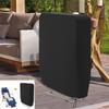 1/2 Pcs Folding Reclining Chair Cover Waterproof Anti-UV Sun Lounger Cover with Storage Bag 93 X 82 Cm Outdoor Furniture Covers