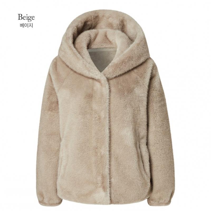 La Belle Shinyoung Giacca con Cappuccio in Pelliccia da Donna S muStangS Lb105jk 3
